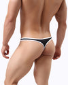 ICE SILK THONG BIKINI WITH PIPING EDGE - nutzcase