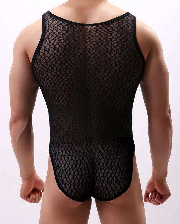 LACE-MESH  BODYSUITE - nutzcase