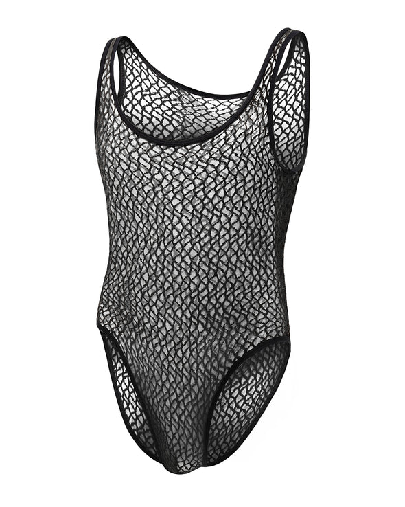 LACE-MESH  BODYSUITE - nutzcase