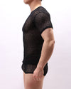 LACE- MESH T-SHIRT - nutzcase