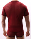 LACE- MESH T-SHIRT - nutzcase