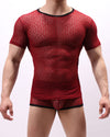 LACE- MESH T-SHIRT - nutzcase